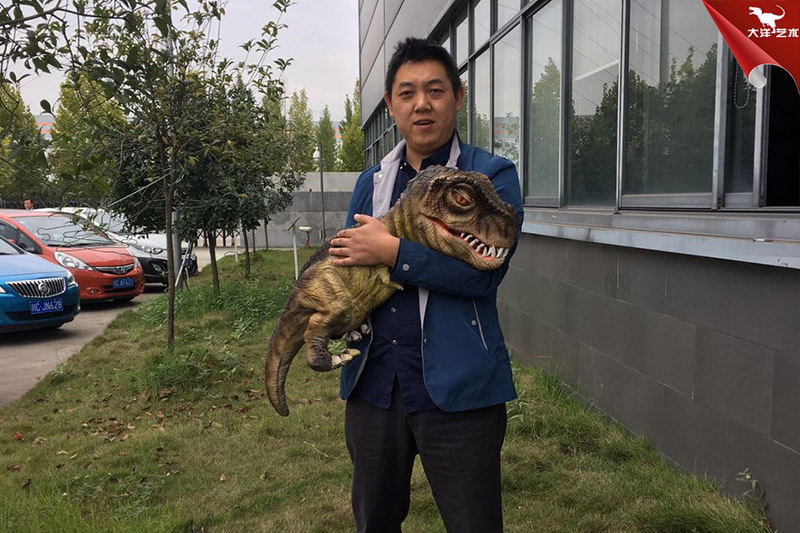 恐龍手偶，抱在手里的恐龍