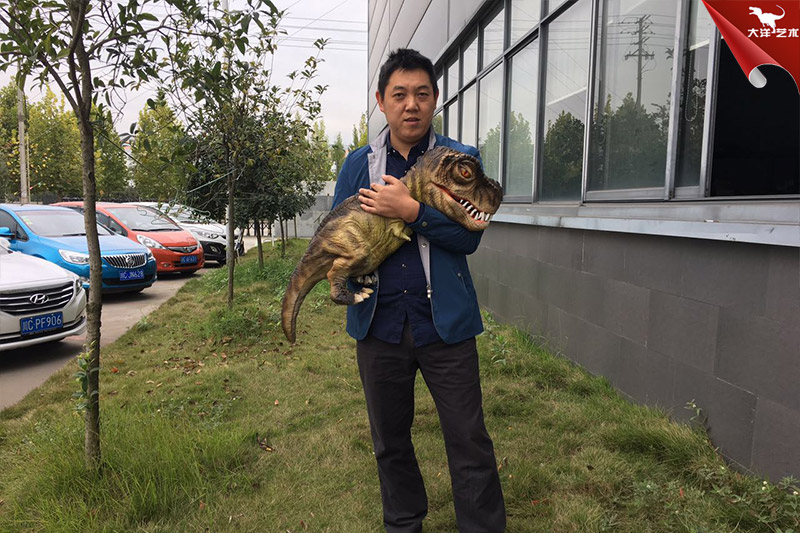 恐龍手偶，抱在手里的恐龍